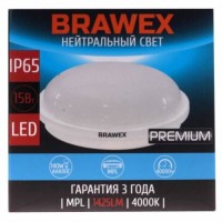 Светильник светодиодный накладной Brawex, 15 Вт., Нейтральный белый свет, СВ-01