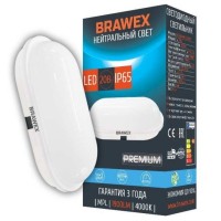 Светильник светодиодный накладной Brawex, 20 Вт., Холодный белый свет, СВ-08