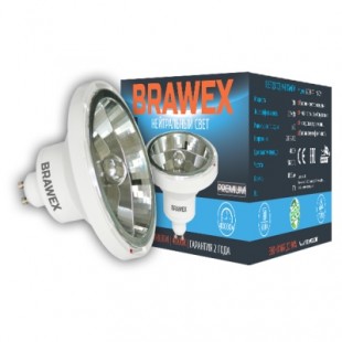 Лампа светодиодная Brawex (AR111) 12Вт., Нейтральный белый свет, цоколь GU10, Т-10
