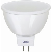 Лампа светодиодная General (MR16) 7Вт., Теплый белый свет, цоколь GU5.3, 632700