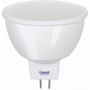 Лампа светодиодная General (MR16) 8Вт., Холодный белый свет, цоколь GU5.3, 650500