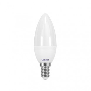 Лампа светодиодная General (свеча матовая) 10Вт., Нейтральный белый свет, цоколь Е14, 682800