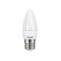 Лампа светодиодная General (свеча матовая) 10Вт., Тёплый белый свет, цоколь Е27, 683000