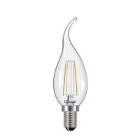 Лампа светодиодная филаментная General (свеча на ветру) 8Вт., Тёплый белый свет, цоколь Е14, 649986