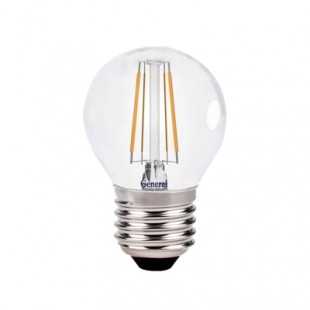 Лампа светодиодная филаментная General (шарик) 8Вт., Холодный белый свет, цоколь Е27, 649982