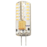 Лампа светодиодная General (капсульная) 3.5Вт., Теплый белый свет, цоколь G4, 651400