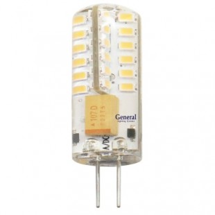 Лампа светодиодная General (капсульная) 3.5Вт., Теплый белый свет, цоколь G4, 651400