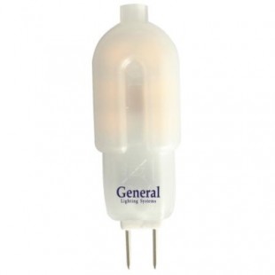 Лампа светодиодная General (капсульная) 3.5Вт., Теплый белый свет, цоколь G4, 653000