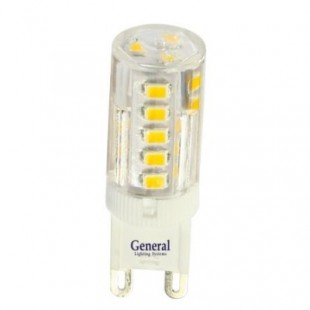 Лампа светодиодная General (капсульная) 7Вт., Нейтральный белый свет, цоколь G9, 654100