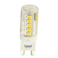 Лампа светодиодная General (капсульная) 5Вт., Нейтральный белый свет, цоколь G9, 653900