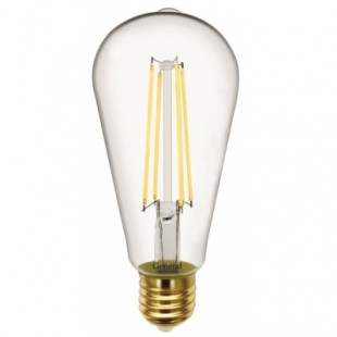 Лампа светодиодная филаментная General (декоративная) 10Вт., Нейтральный белый свет, цоколь Е27, 655305